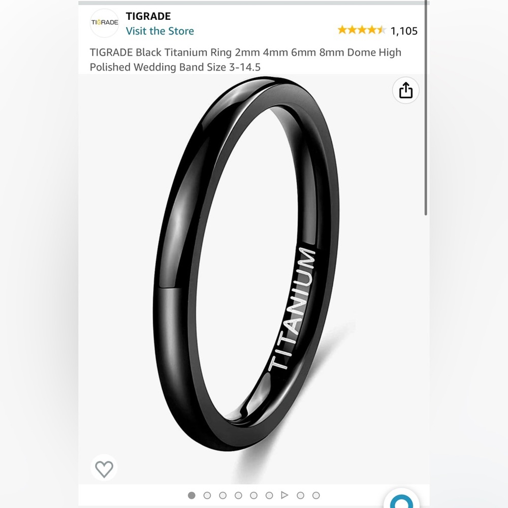 Titanium ring